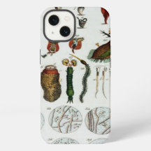 Micro organisms animales vintage biology chart tab