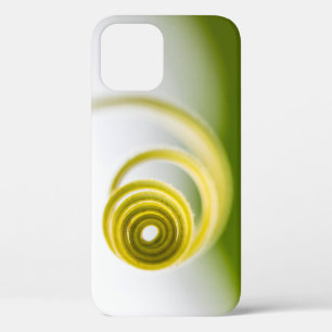 Micro photography of plant stem iPhone 12 case
