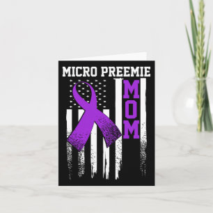 Micro Preemie Nicu New Mum Healthy Premature Birth Card