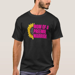 Micro Preemie Nicu New Mum Sunflower Premature Bir T-Shirt