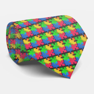 Micro Puzzle – Digital Mosaic Tie