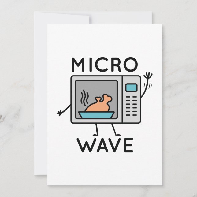 Micro Wave Thank You Card (Front)