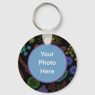 Microbes Key Ring
