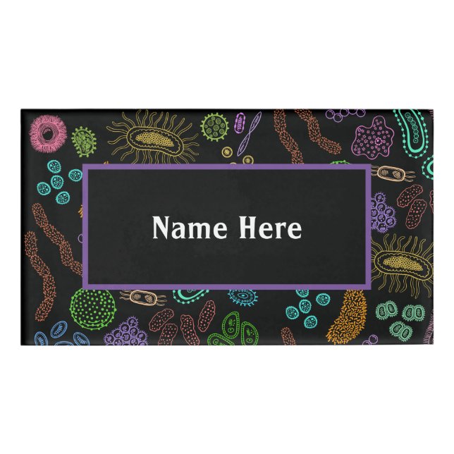 Microbes Name Tag (Front)