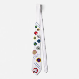 Microbes tie, teacher, medical student, Doctor, Tie
