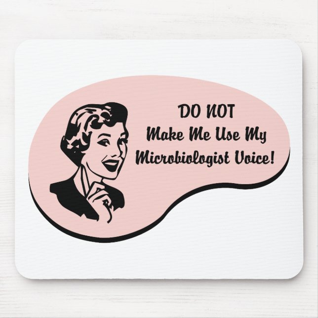 Microbiologist Voice Mouse Pad (Front)