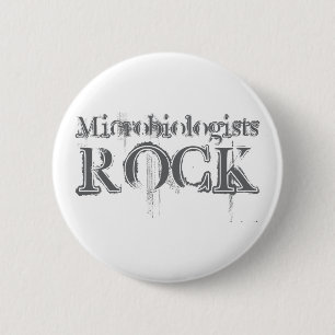 Microbiologists Rock 6 Cm Round Badge