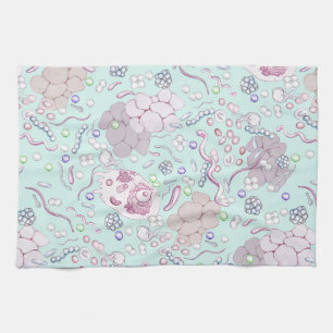 Microbiology in Blue Tea Towel