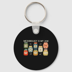 Microbiology Is My Jam Bycteria And Cells Biology Key Ring