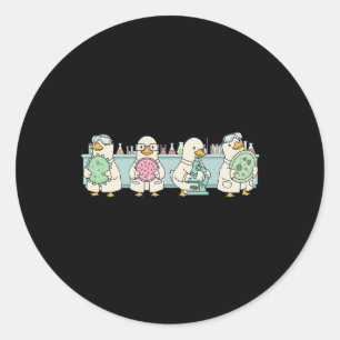 Microbiology Lab Tech Science Biology Teacher Sill Classic Round Sticker