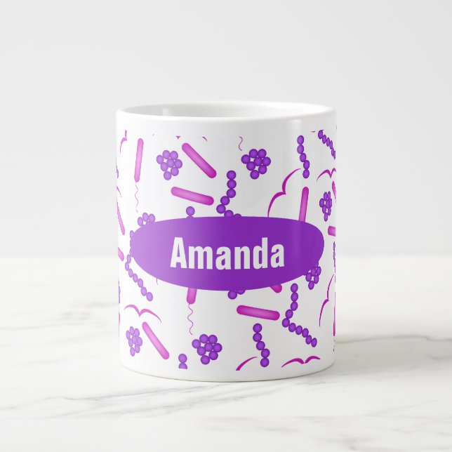 Microbiology Personalised Large Coffee Mug (Front)