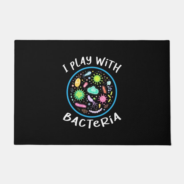 Microbiology Science Teacher Doormat (Front)