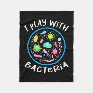 Microbiology Science Teacher Fleece Blanket
