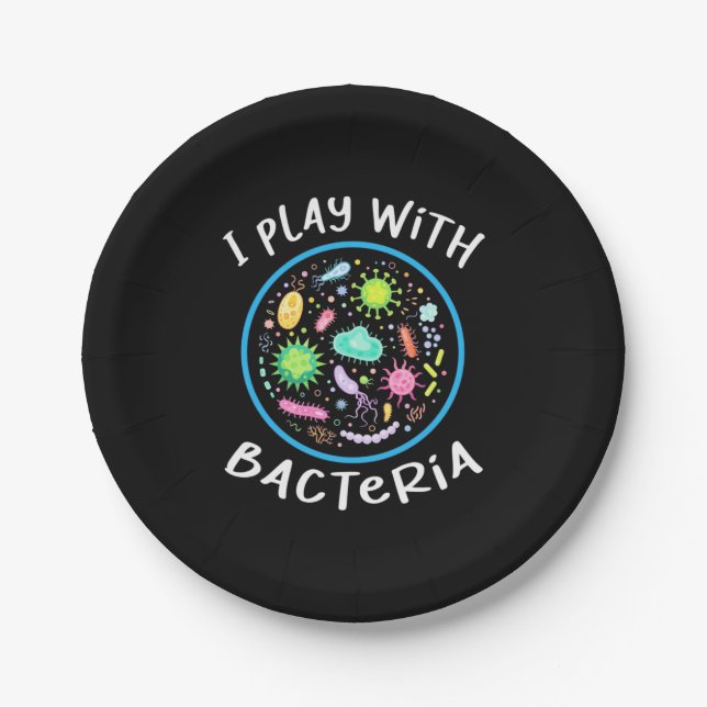 Microbiology Science Teacher Paper Plate (Front)