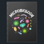 Microbiology Scientist Bacteria Microscope Notebook<br><div class="desc">Microbiology Scientist Bacteria Microscope.</div>