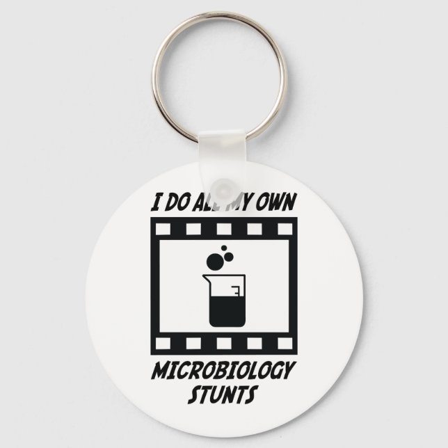 Microbiology Stunts Key Ring (Front)