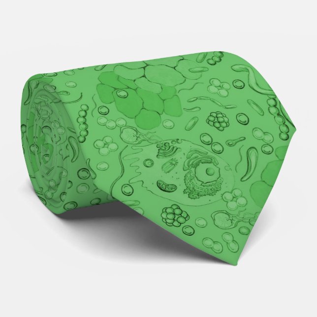 Microbiology tie in Green (Rolled)