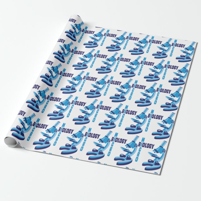 Microbiology Wrapping Paper (Unrolled)