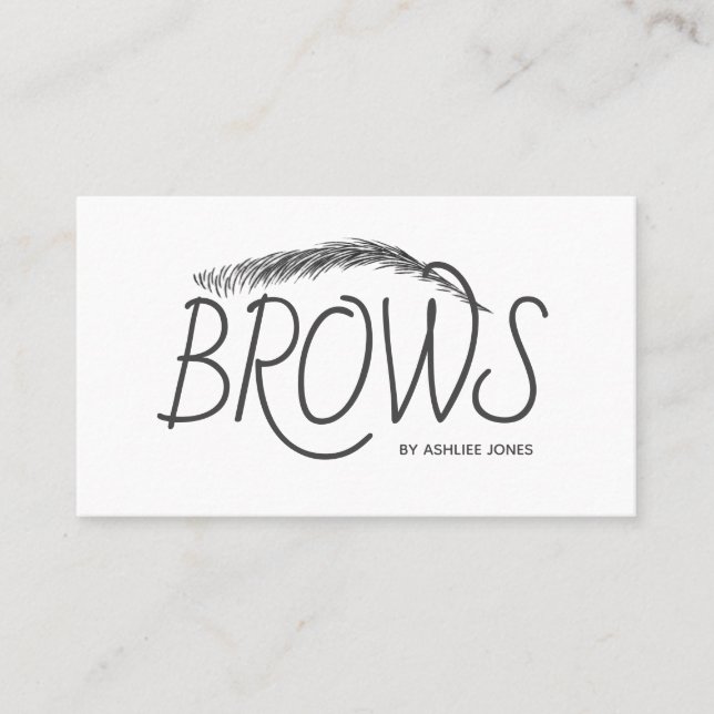 Microblading , Eyebrows, Tattoo, Permanent Makeup Business Card (Front)
