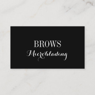 Microblading , Eyebrows, Tattoo, Permanent Makeup Business Card