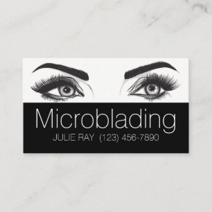Microblading , Eyebrows, Tattoo, Permanent Makeup Business Card