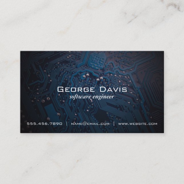 Microchip Business Card (Front)