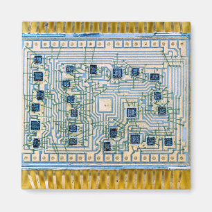Microchips and Circuits Magnet
