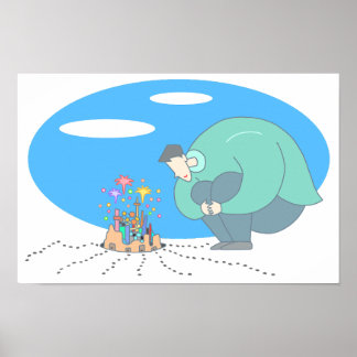 Microcosm at your feet. poster