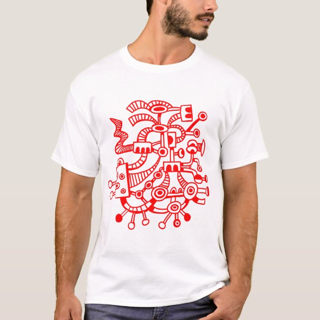 Microcosm Macrocosm 02 - Red T-Shirt (Front)