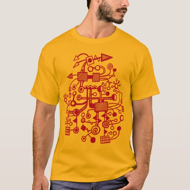 Microcosm Macrocosm - Purple T-Shirt (Front)