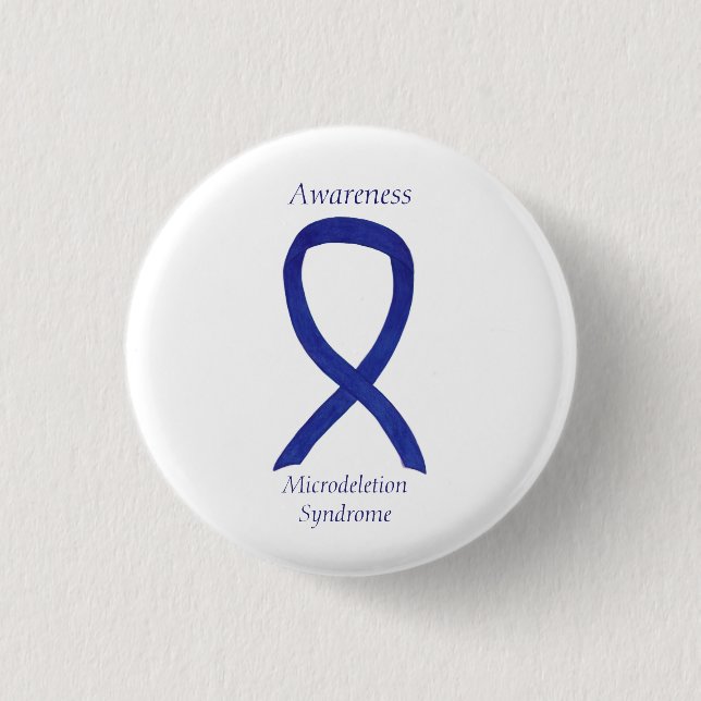 Microdeletion Syndrome  Awareness Ribbon Pin (Front)