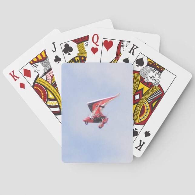 Microlight Aeroplane Playing Cards (Back)