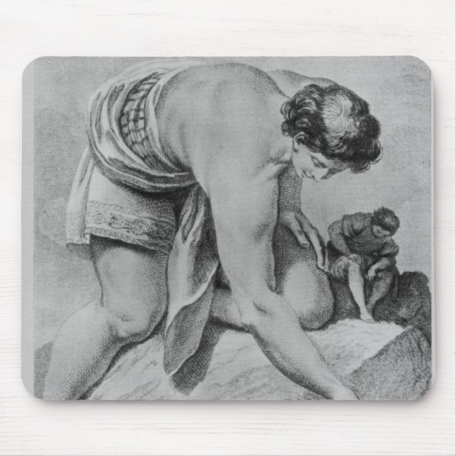 Micromegas skilfully picks up the ship mouse pad (Front)