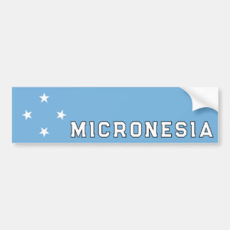 Micronesia Bumper Sticker