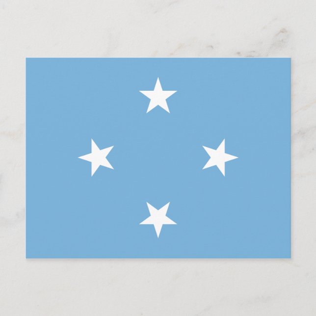 Micronesia Flag Postcard (Front)