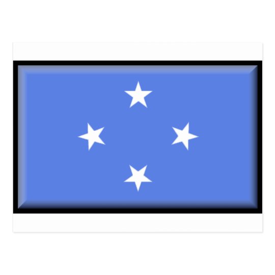 Micronesia Flag Postcard