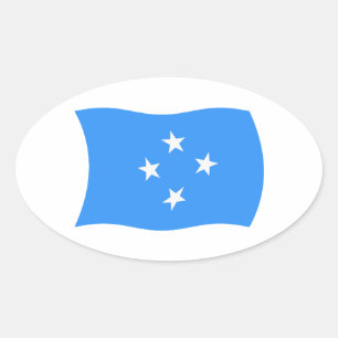 Micronesia Flag Sticker