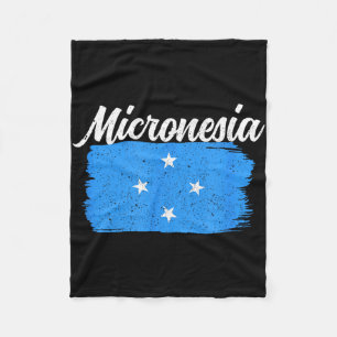 Micronesia fleece blanket