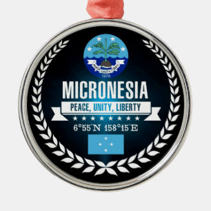 Micronesia Metal Tree Decoration