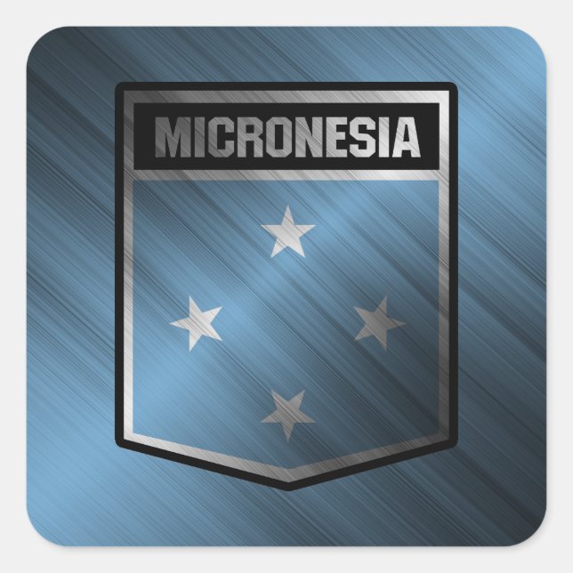 Micronesia Square Sticker (Front)