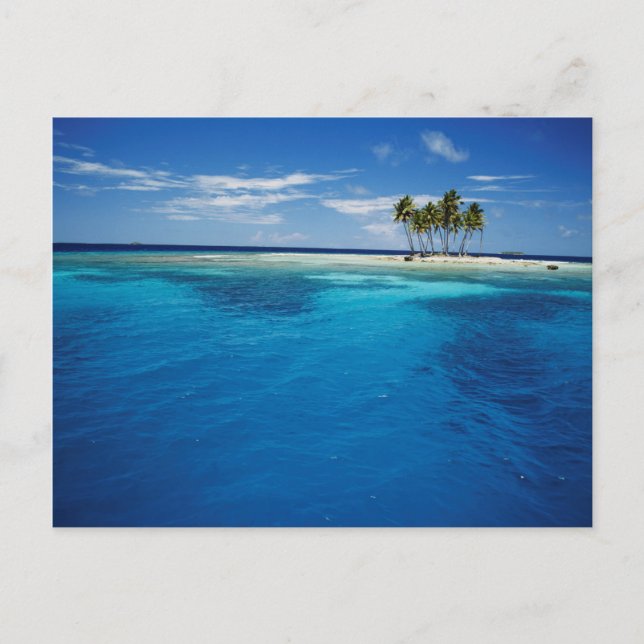 Micronesia, Tonowas, View of idyllic tropical Postcard (Front)