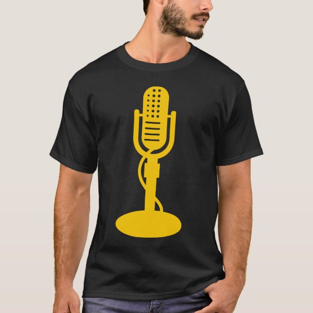Microphone - Amber T-Shirt (Front)