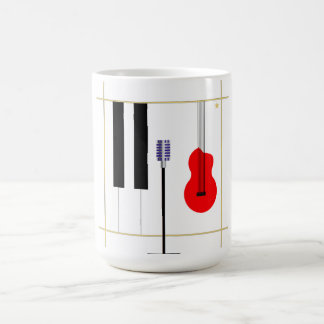 Microphone and Instrument Coffee Mug