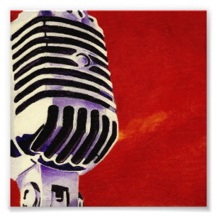 Microphone Art Print