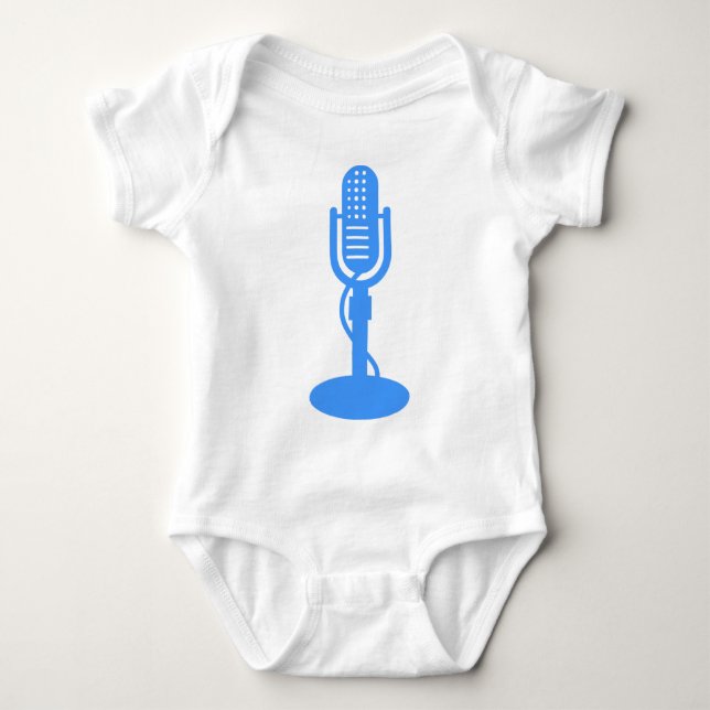 Microphone - Baby Blue Bodysuit (Front)
