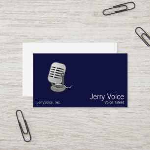 Microphone Business Card
