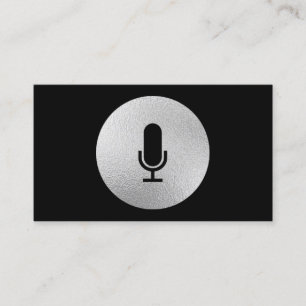 Microphone Business Card