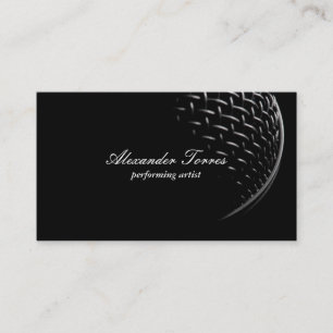 Microphone Business Card