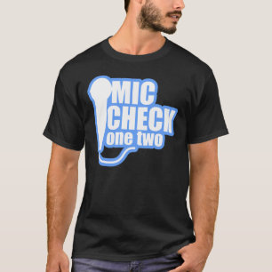 Microphone Chequered T-Shirt