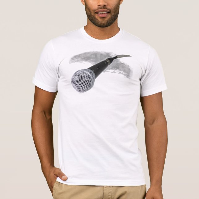 Microphone Close-Up T-shirt (Front)